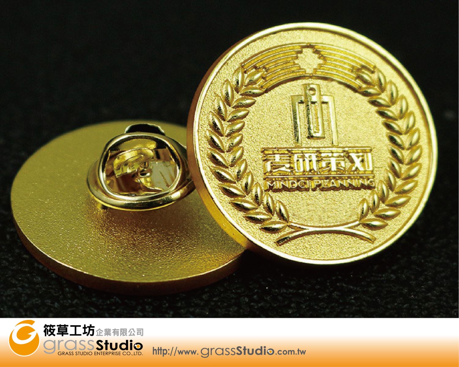 鋅合金電鍍胸章(壓鑄)