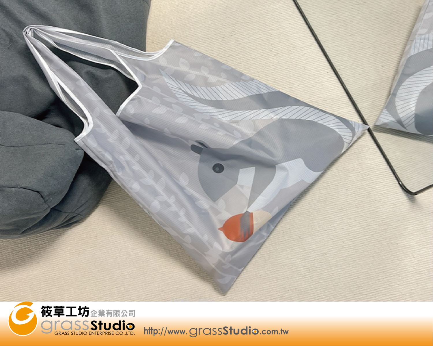 牛津格子布折疊袋