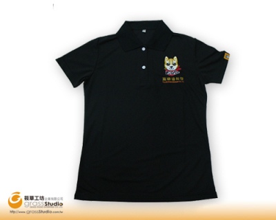排汗polo衫(黑)