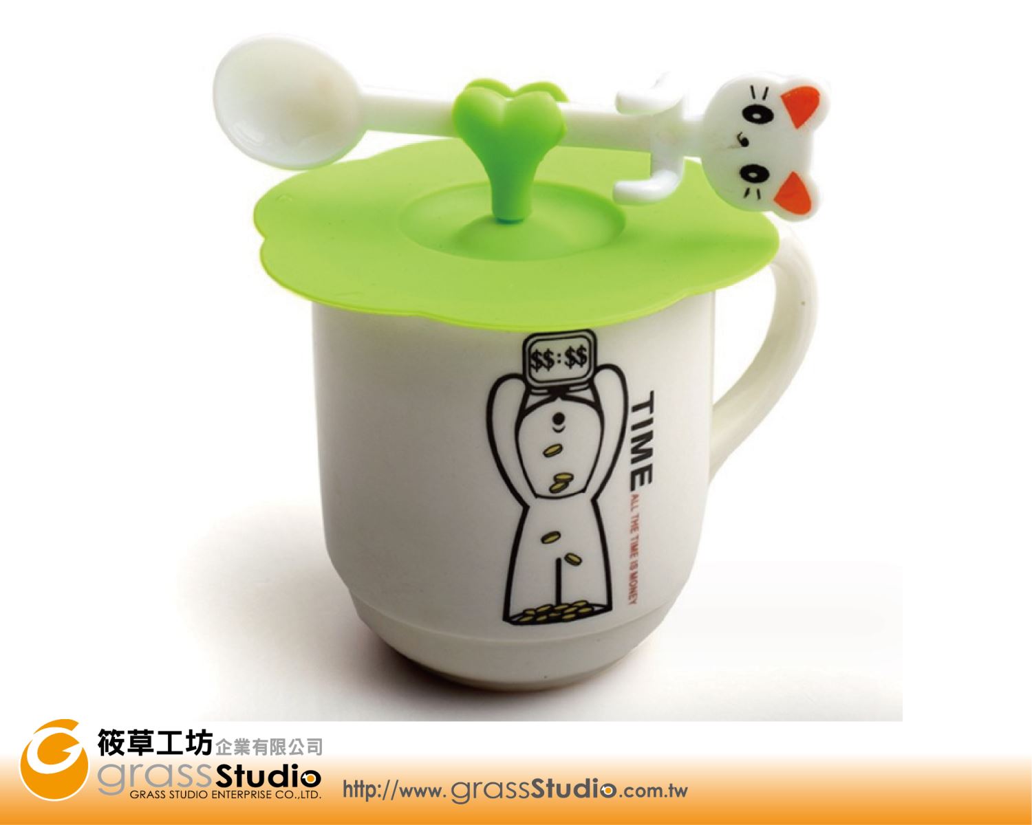 愛心矽膠杯蓋