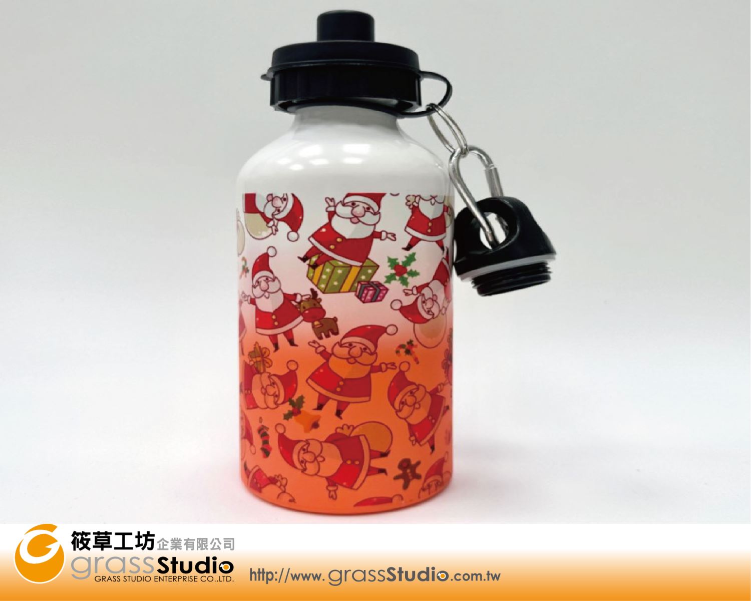 鋁製運動水壺(雙蓋)