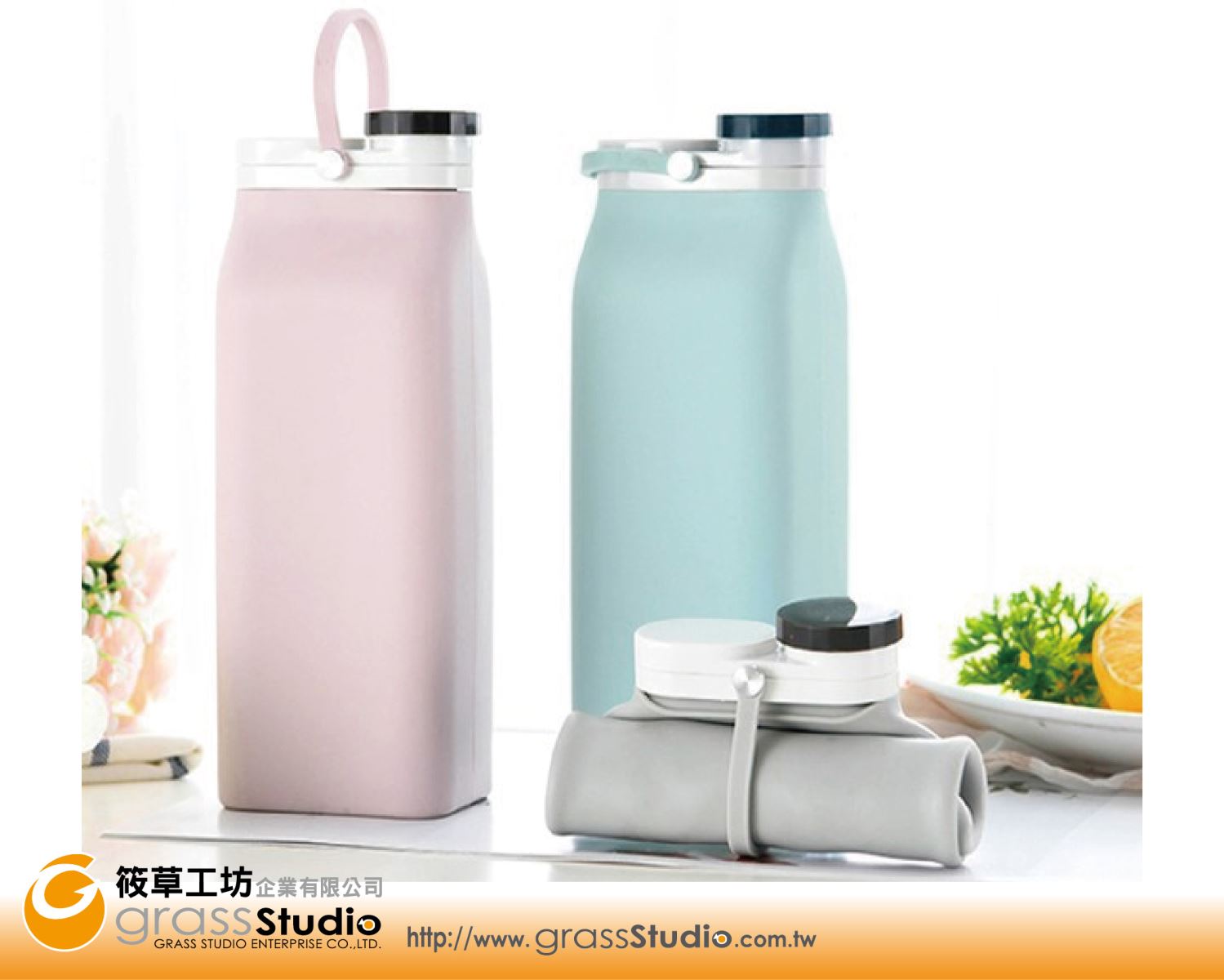 矽膠折疊水瓶(牛奶盒)
