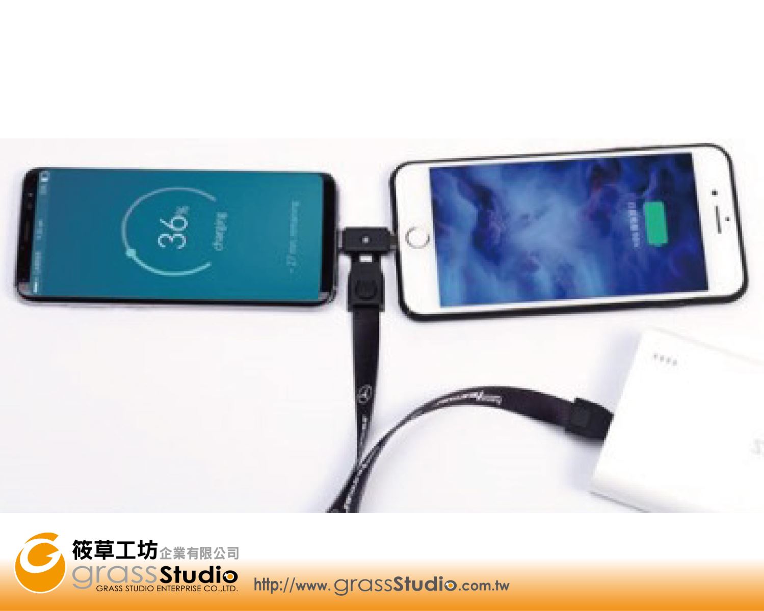 手機掛繩傳輸線(三合一)