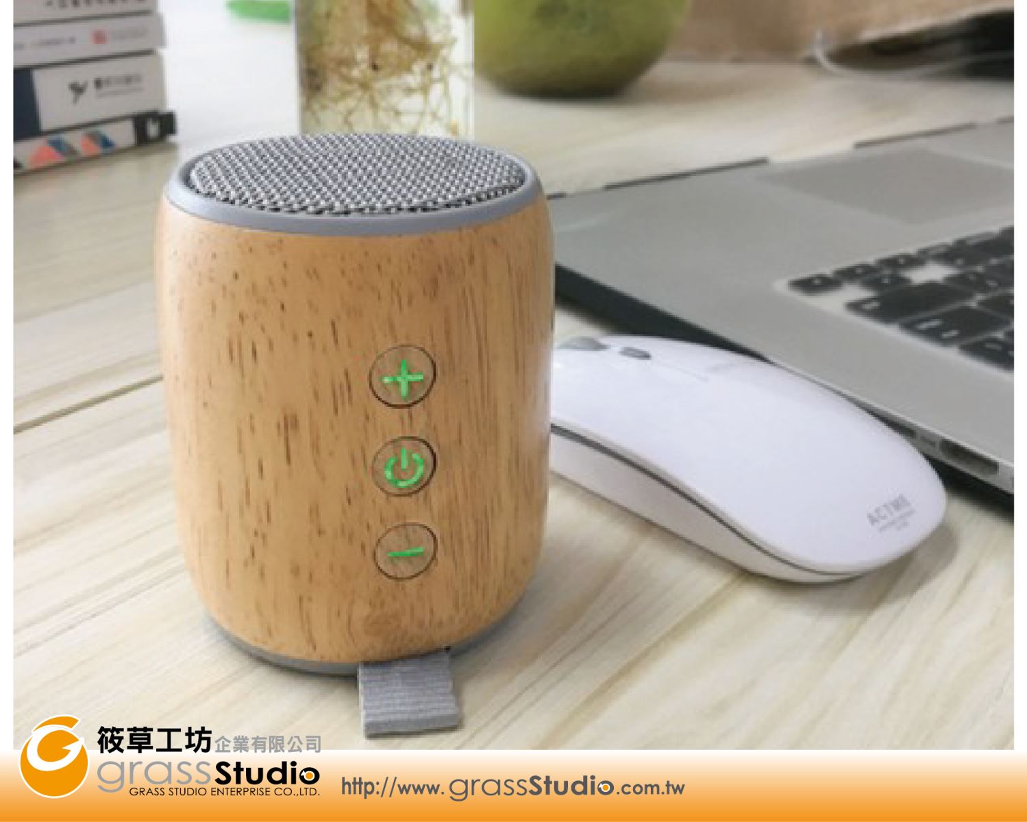 木質藍芽迷你音箱(桶型)