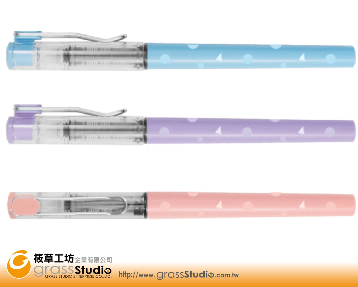 CRC-173 直液式中性筆(滿版轉印)